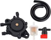 Hipa 49040-7001 Fuel Pump + 49019-7001 Fuel Filter Fuel Line Shut-Off Valve for Kawasaki FH Series 4-Stroke Engine Lawn Mower Parts
